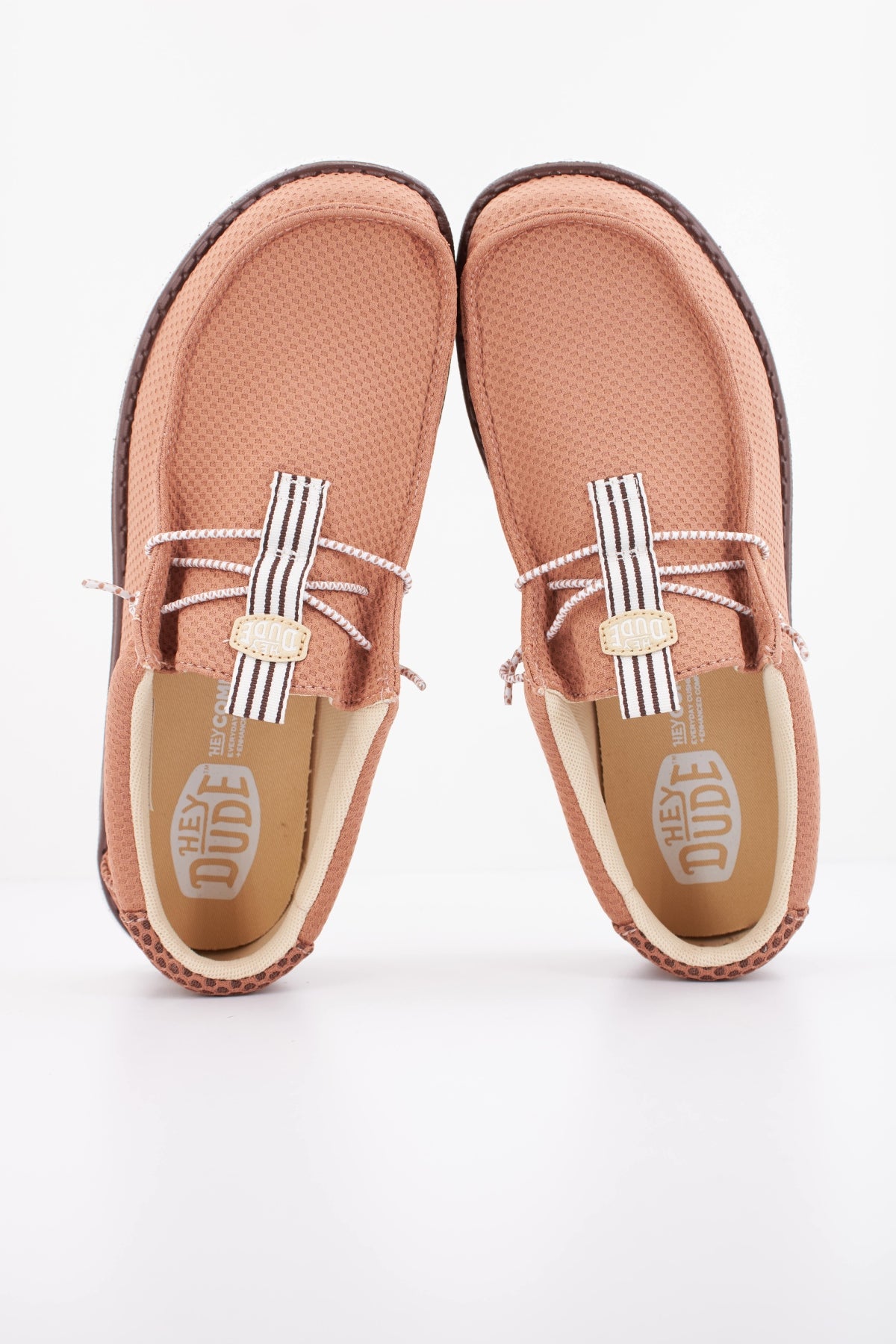 HEY DUDE WALLY MESH NEUTRALS en color MARRON  (3)