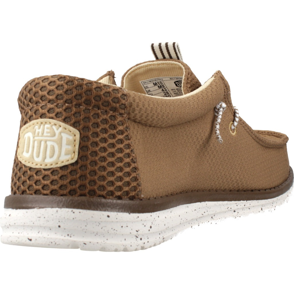 HEY DUDE WALLY MESH NEUTRALS en color MARRON  (3)