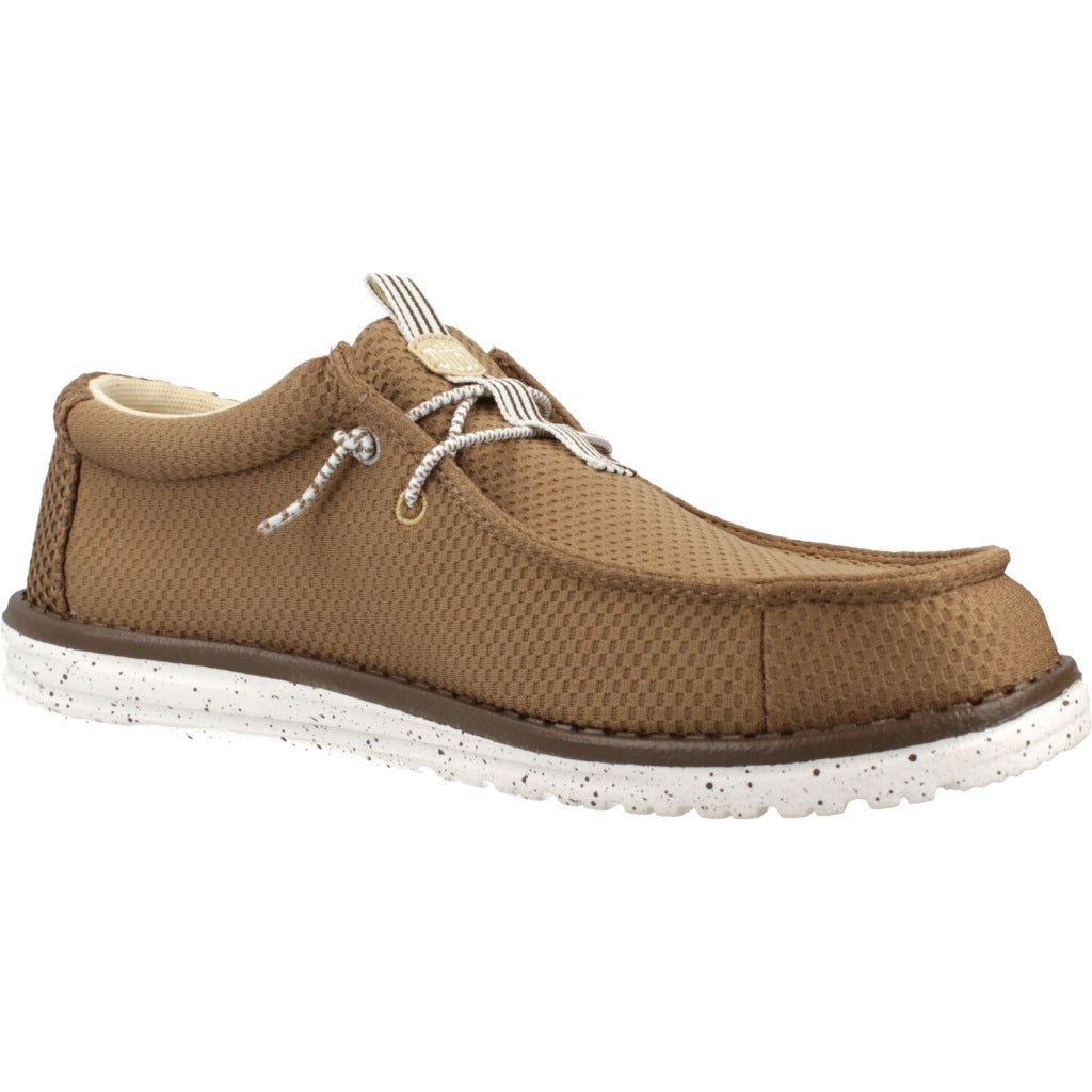 HEY DUDE WALLY MESH NEUTRALS en color MARRON  (5)