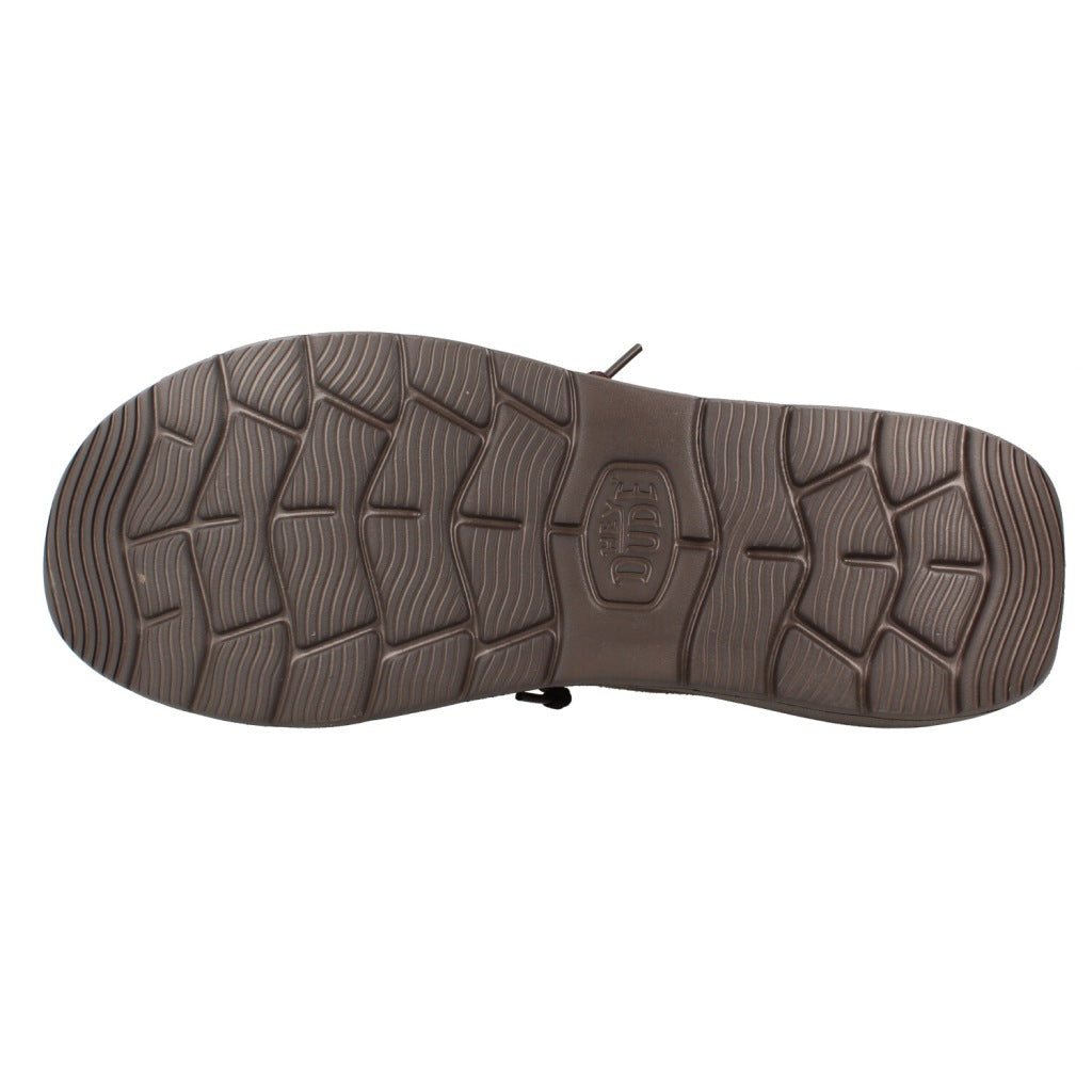 HEY DUDE HD WALLY X SUEDE en color MARRON  (6)