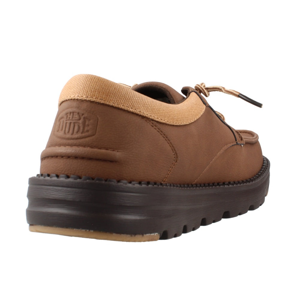 HEY DUDE HD FLINT MOC CLASSIC en color MARRON  (3)