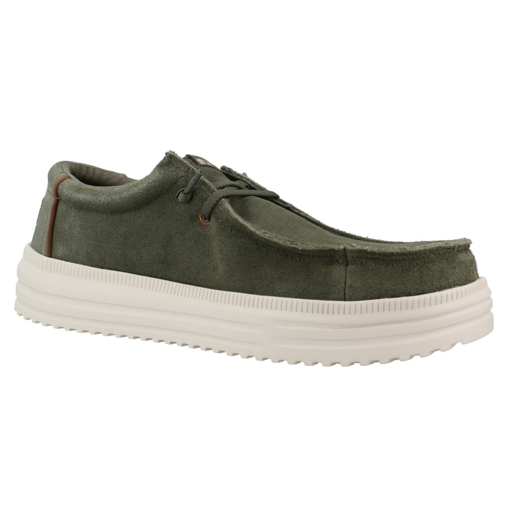 HEY DUDE HD REV SUEDE en color VERDE  (5)