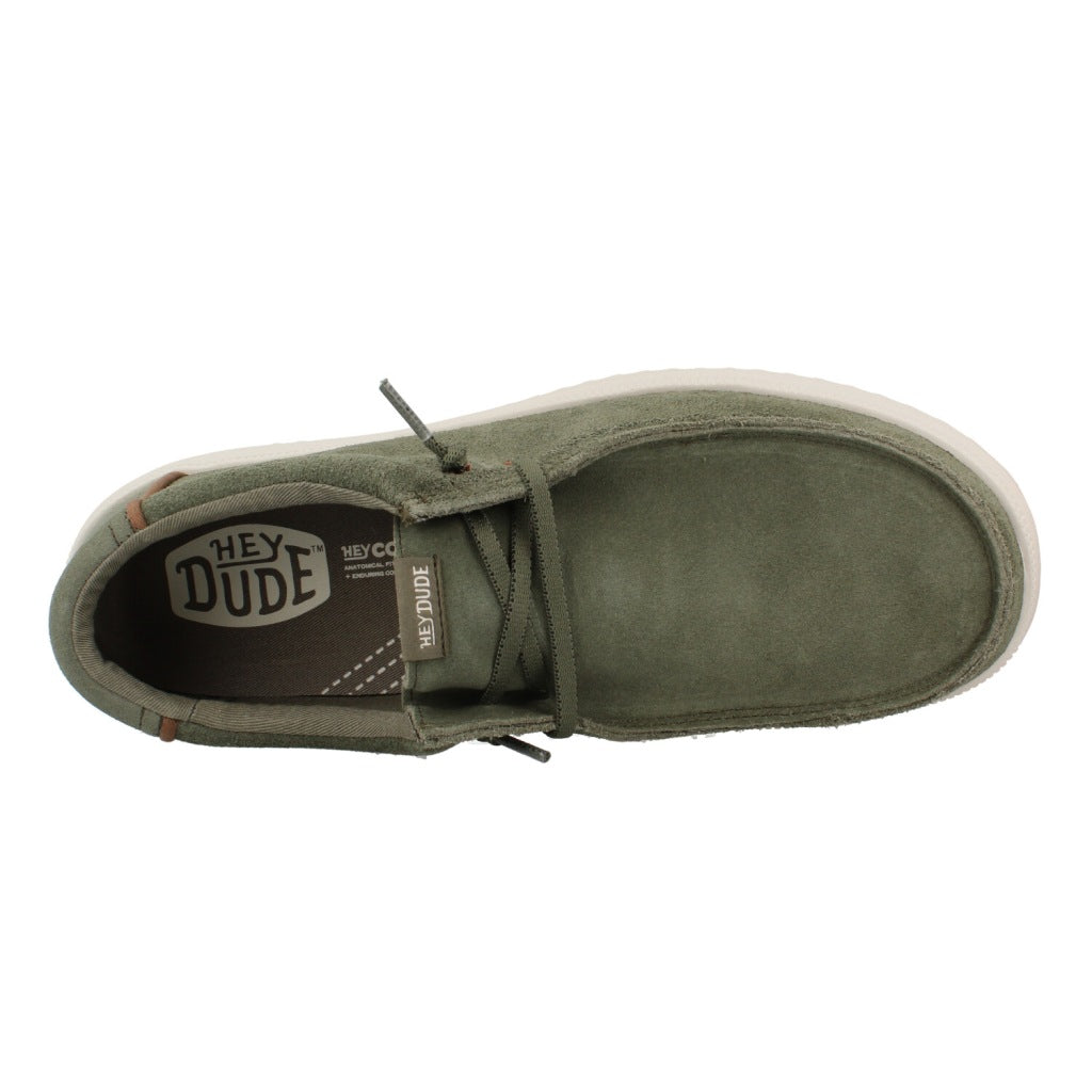 HEY DUDE HD REV SUEDE en color VERDE  (7)