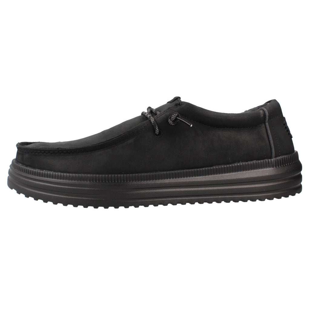 HEY DUDE HD REV TUMBLED LEATHER en color NEGRO  (2)