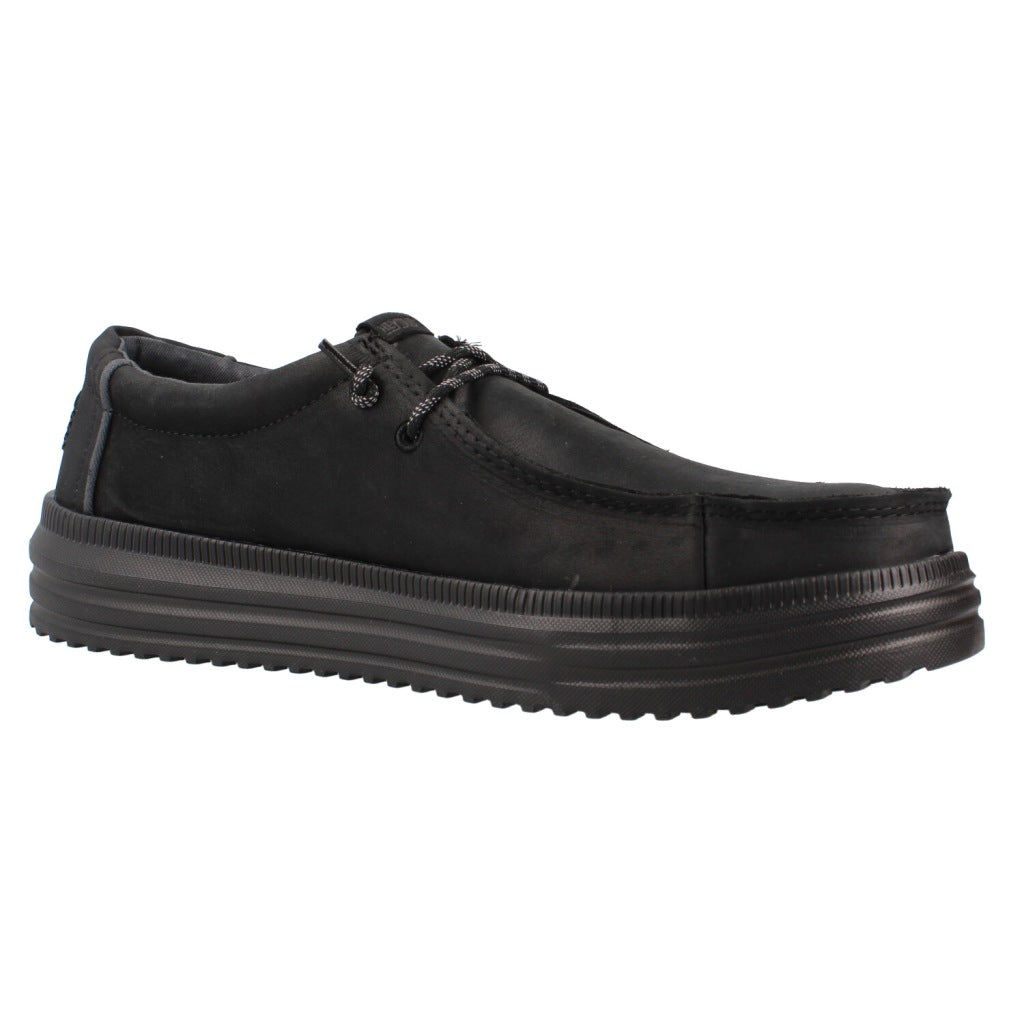 HEY DUDE HD REV TUMBLED LEATHER en color NEGRO  (5)