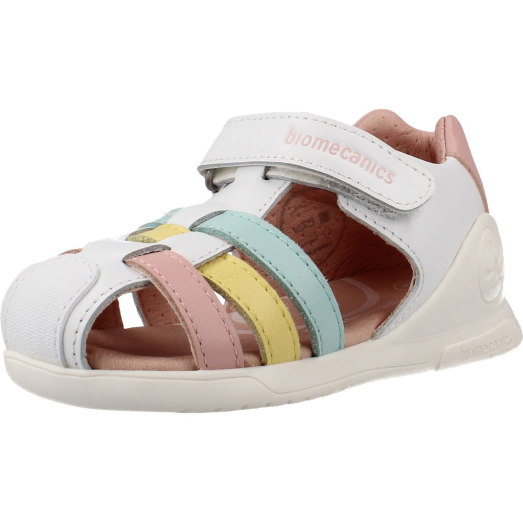 BIOMECANICS B SANDALIA CINTA ADHESIVA BAS en color BLANCO  (1)