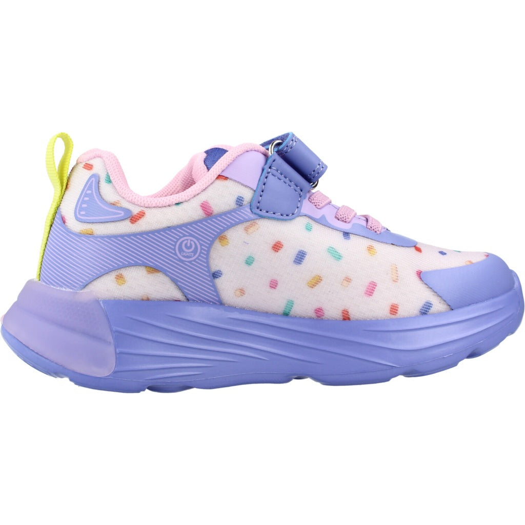 GARVALIN G ZAPATO SPORT LUCES  en color VIOLETA  (4)