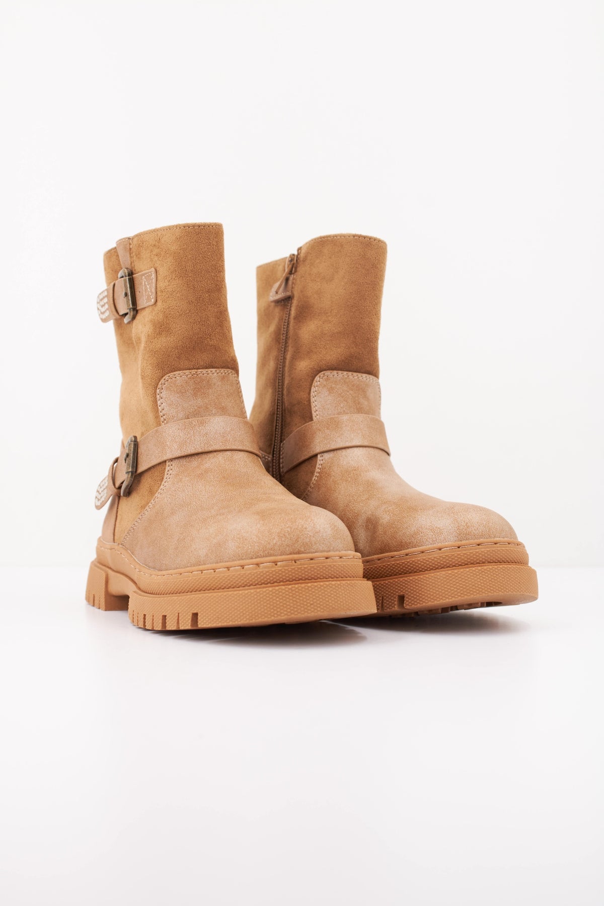 GARVALIN BOTA HEBILLAS en color MARRON CLARO  (2)