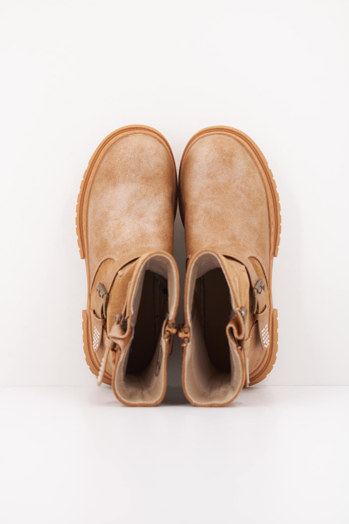 GARVALIN BOTA HEBILLAS en color MARRON CLARO  (3)