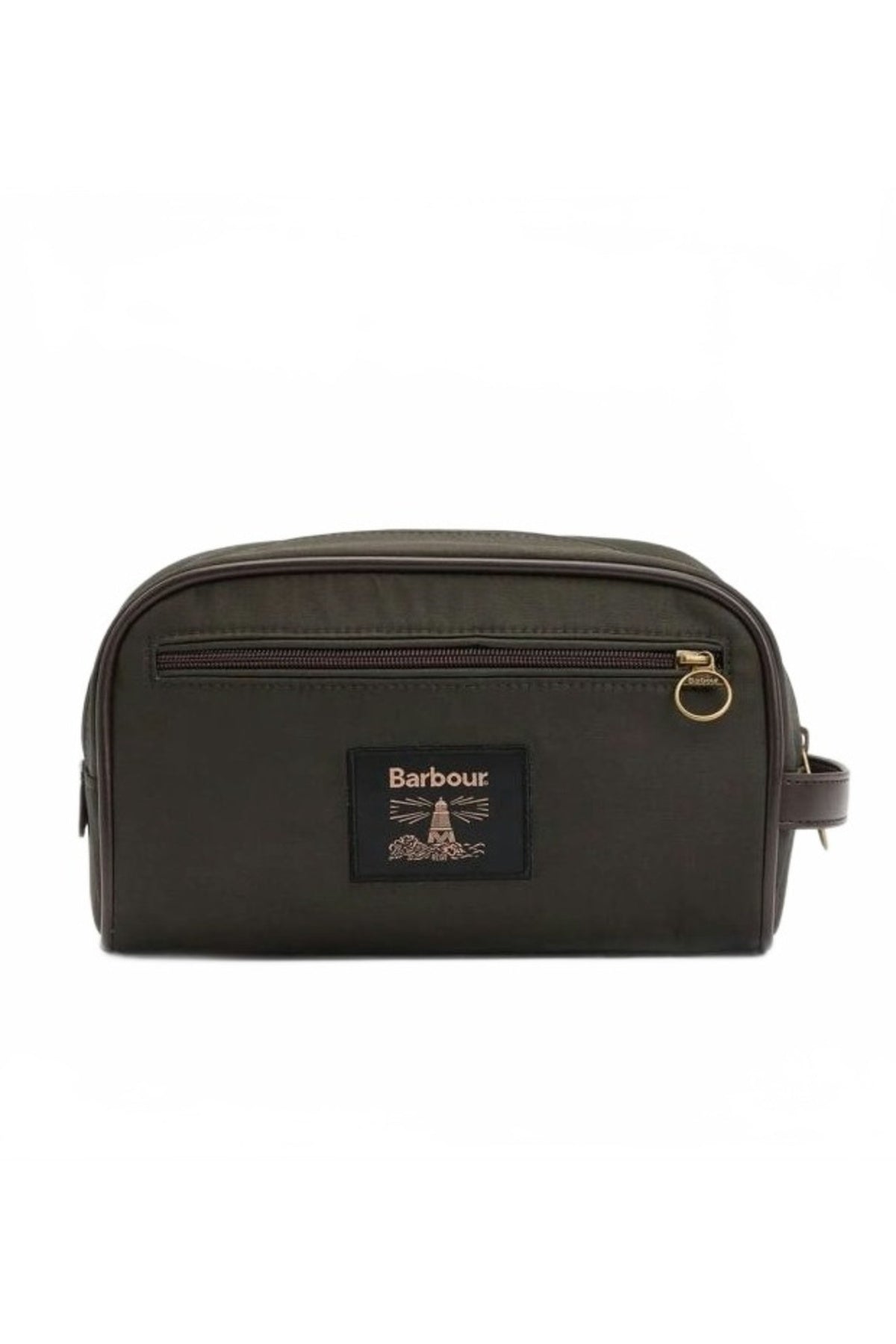 BARBOUR MACOL WAX WASHBAG en color VERDE  (1)