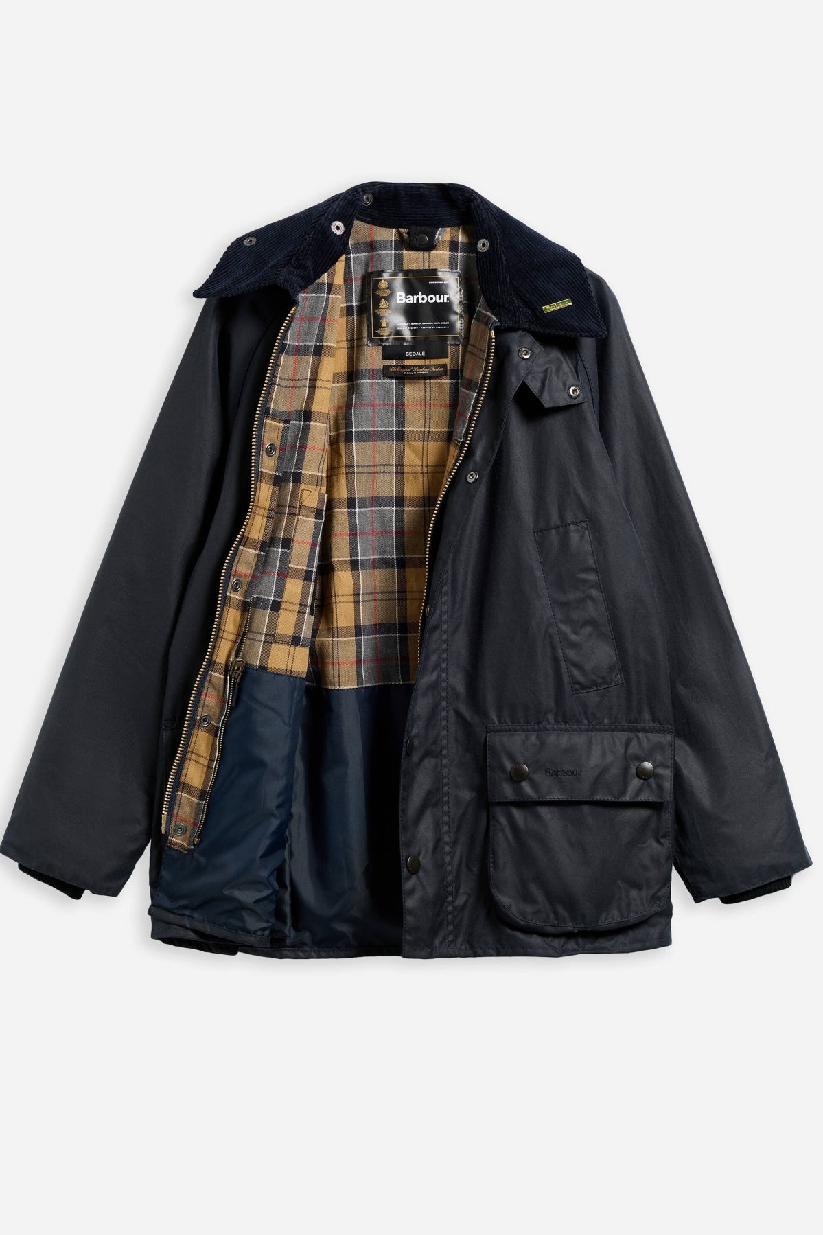 BARBOUR BEDALE WAX MWXNY en color AZUL  (4)