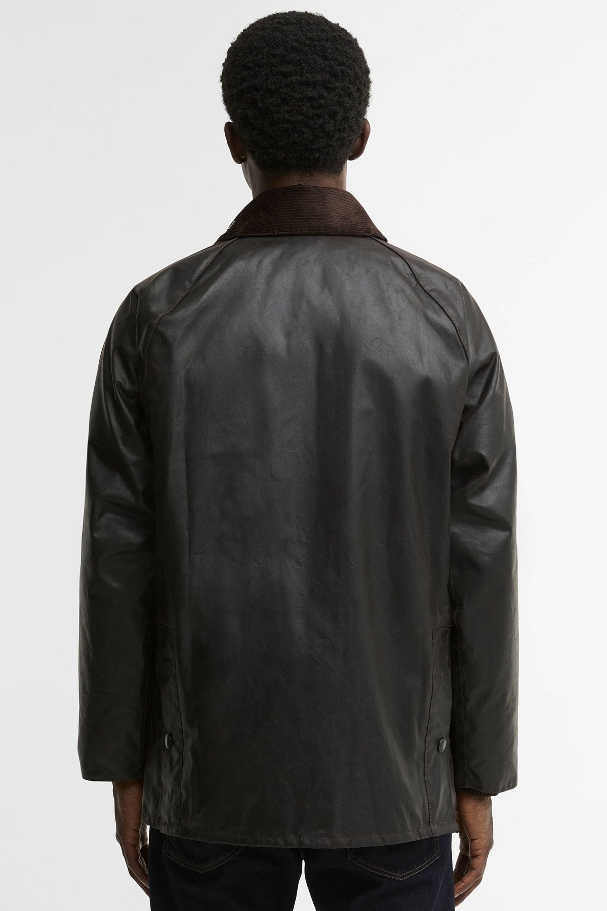 BARBOUR MWXSG BEDALE WAX JACKET en color NEGRO  (2)