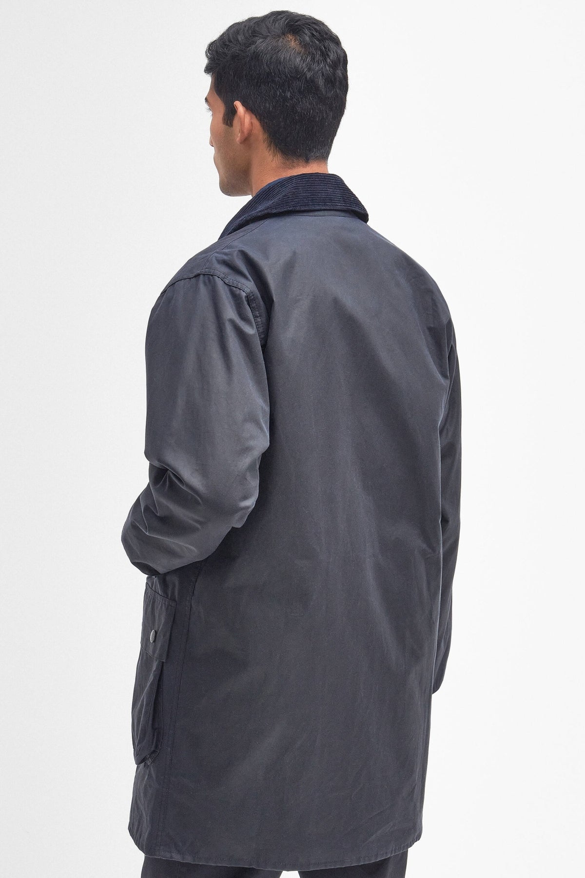 BARBOUR MWXNY REELIN WAX JACKET en color AZUL  (2)