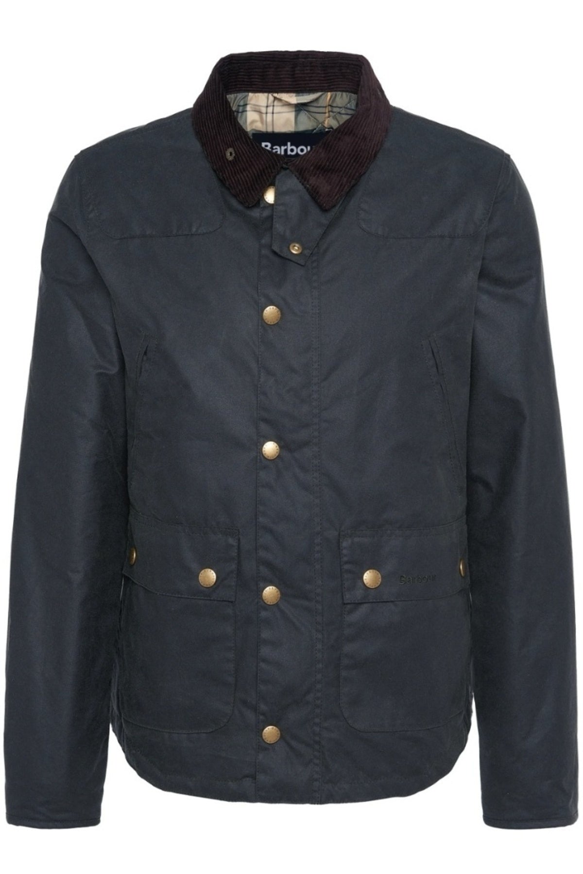 BARBOUR MWXSG REELIN WAX JACKET en color AZUL  (7)