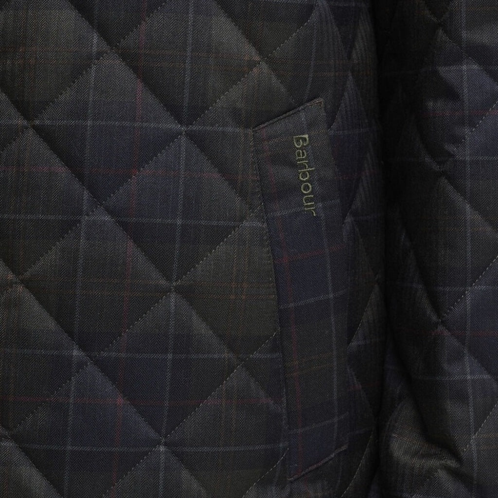BARBOUR TARTAN SHIRT QUILTED JACKET MQUTN en color MULTICOLOR  (6)