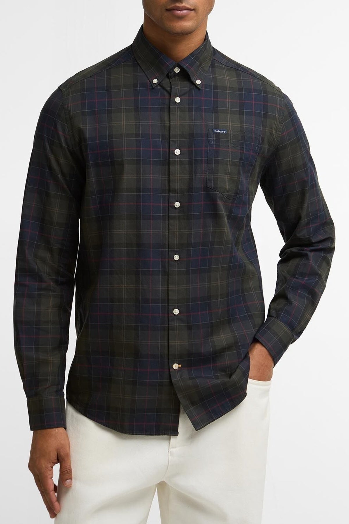 BARBOUR WETHERAM TAILORED SHIRT MSHTN en color MULTICOLOR  (1)