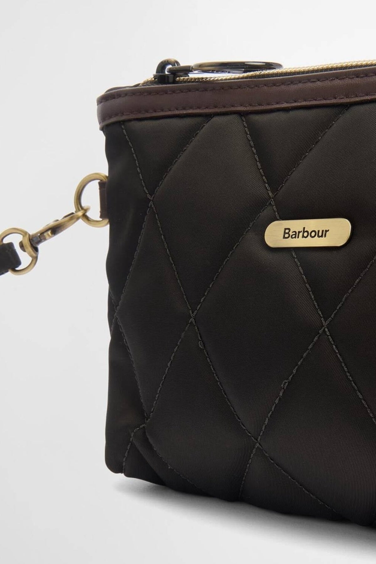 BARBOUR LBAOL BARBOUR QUILTED TOTE en color VERDE  (8)