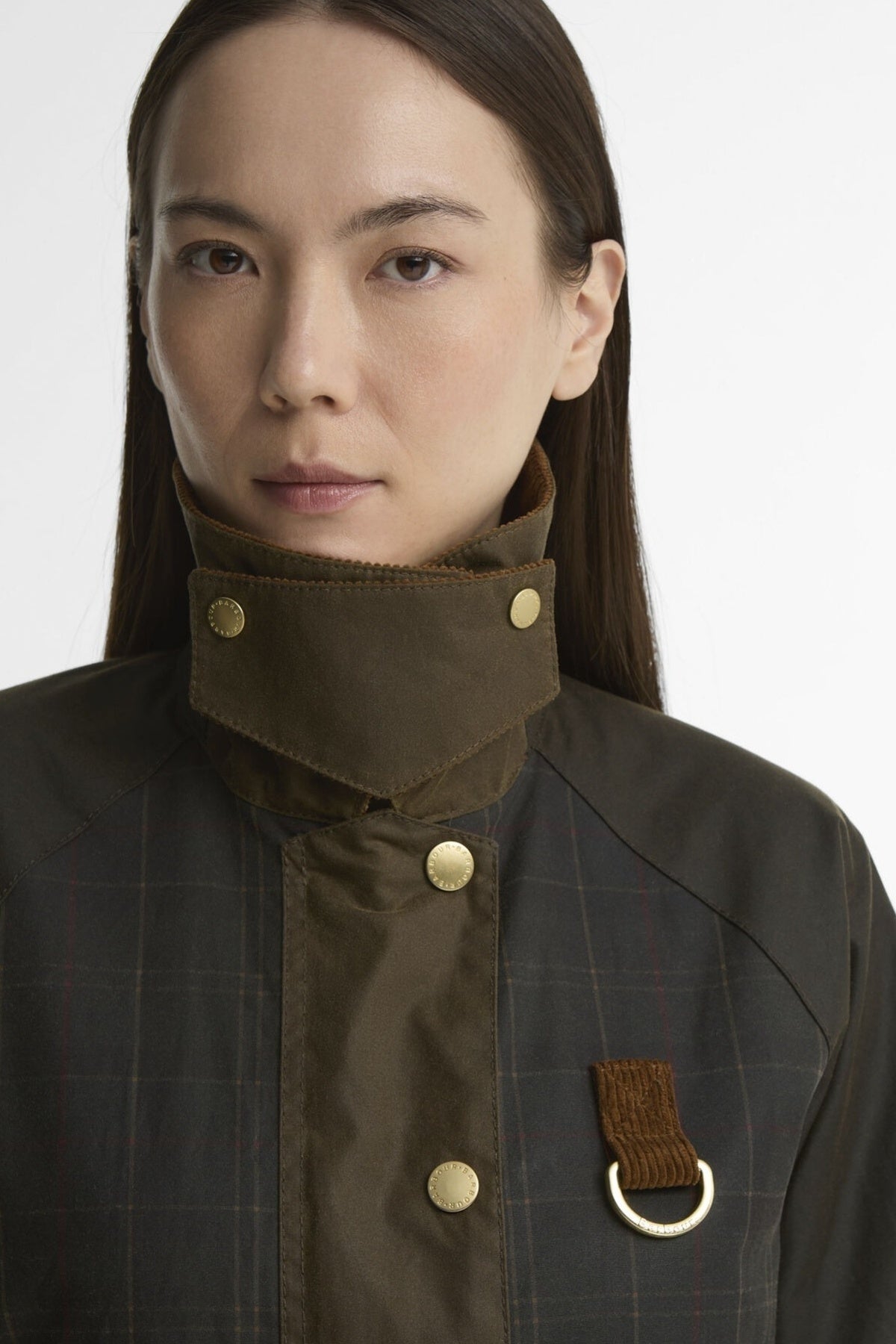 BARBOUR LWXOL BARBOUR IRENE WAX en color VERDE  (2)