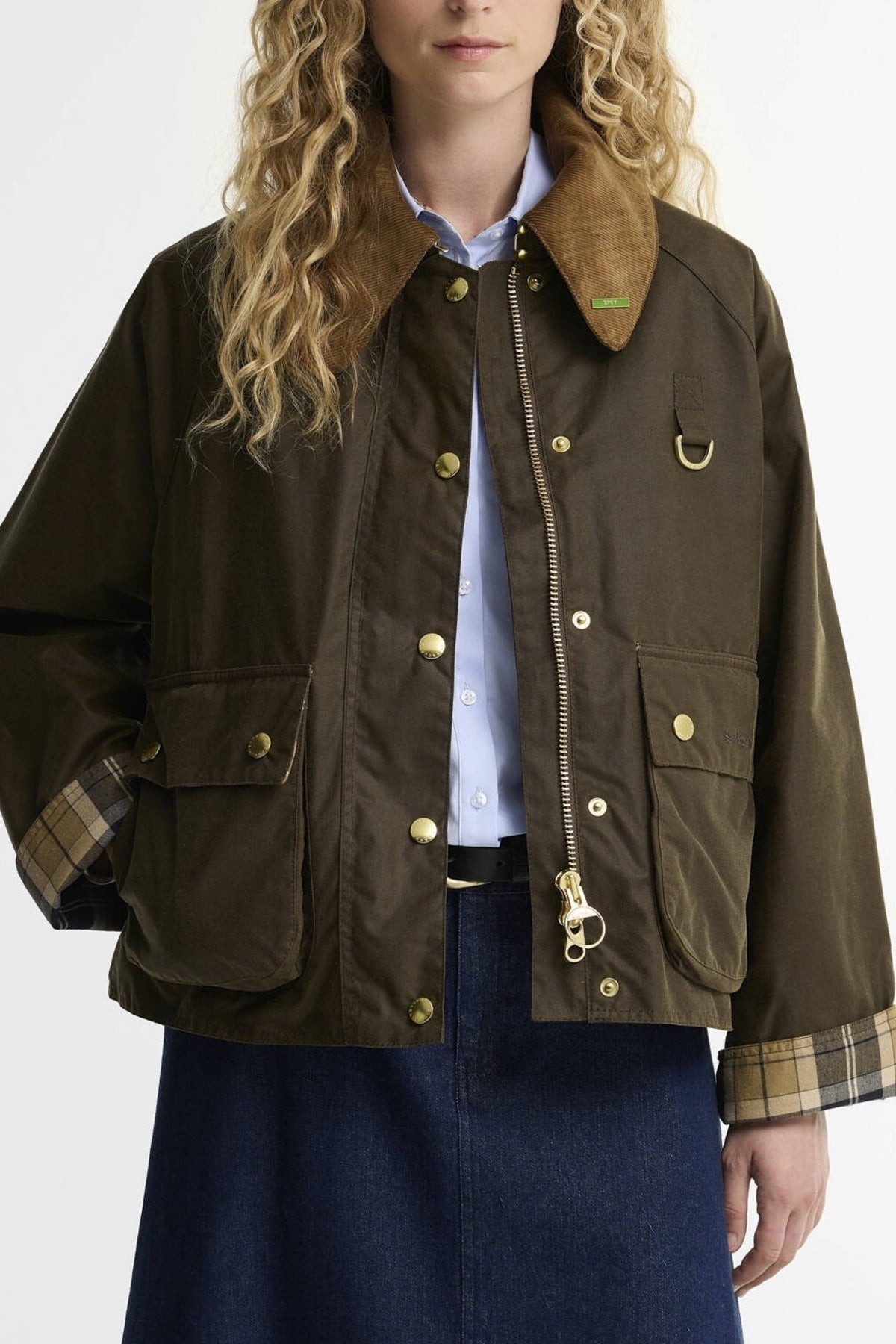 BARBOUR ICONS MODERN SPEY WAX LWXSN en color MARRON  (1)
