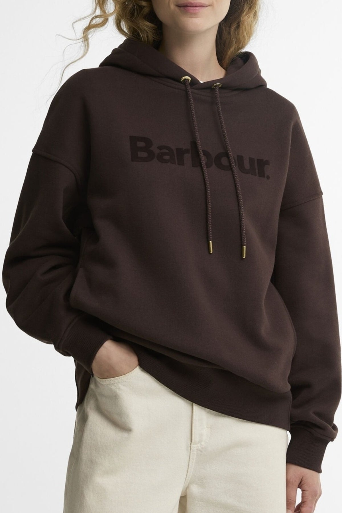BARBOUR LOLRU BARBOUR RAVENSHILL HOOD en color MARRON  (1)