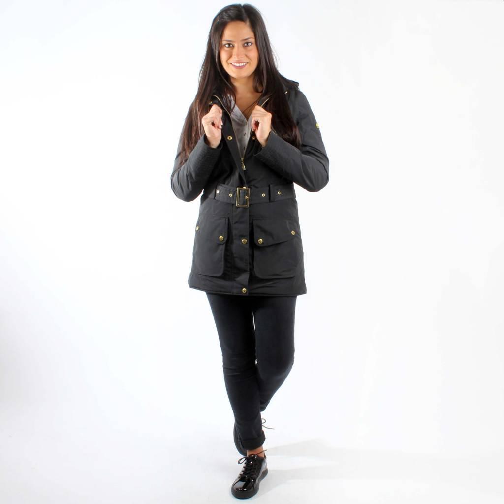 BARBOUR MAREE WATERPROOF LWBBK en color NEGRO  (1)