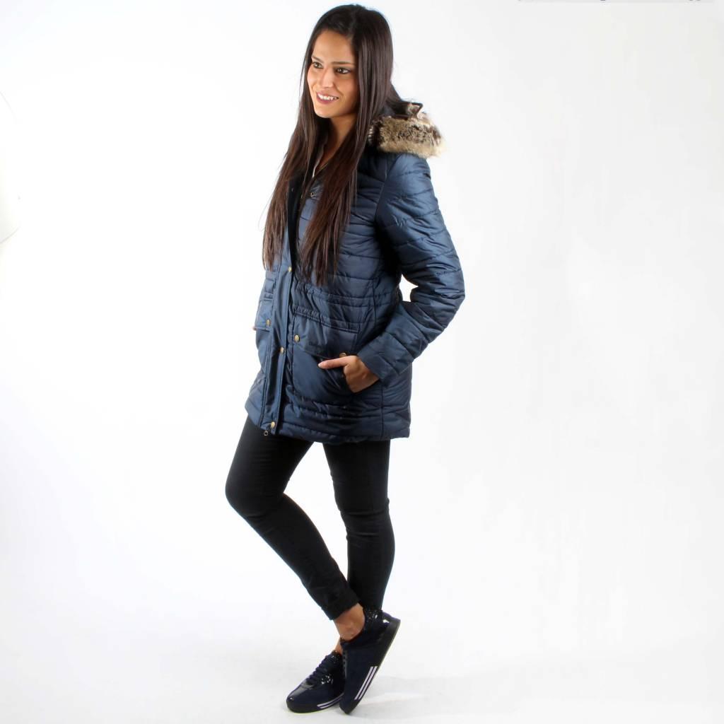 BARBOUR ASCOTT QUILTED LQUNY en color AZUL  (3)