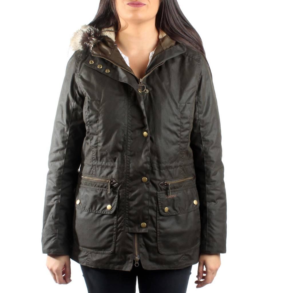 BARBOUR KELSALL WAX LWXOL en color VERDE  (2)