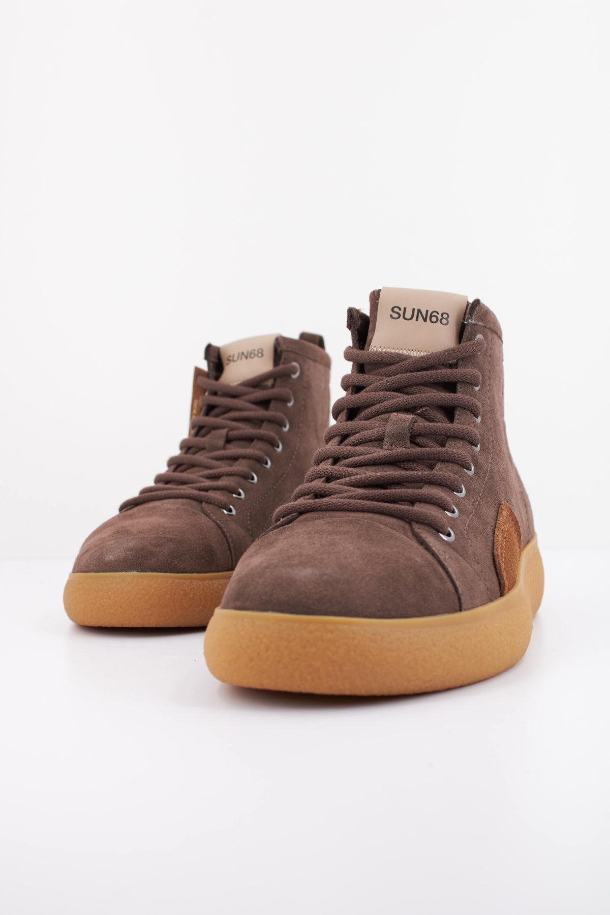 SUN  LUIS MIDI SUEDE  en color MARRON  (2)