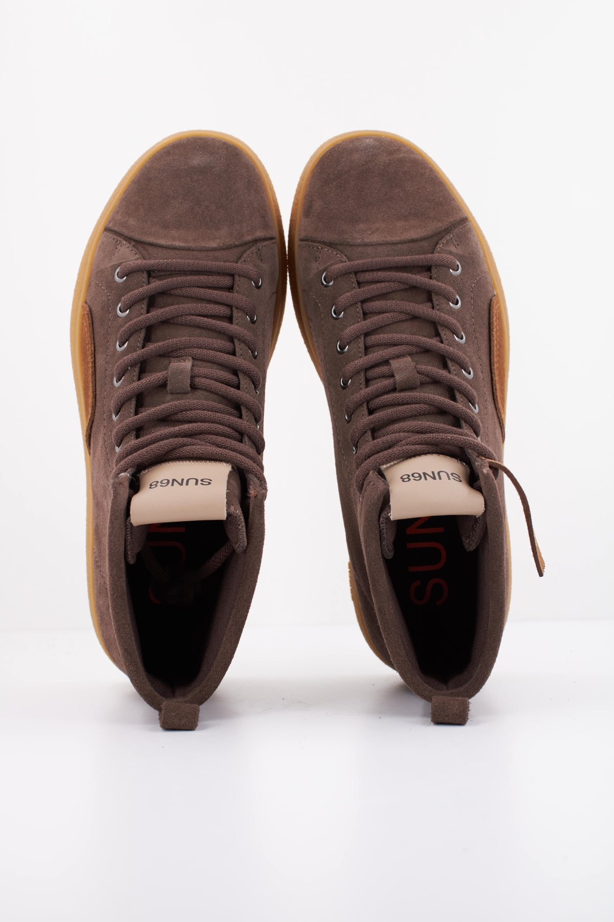 SUN  LUIS MIDI SUEDE  en color MARRON  (3)