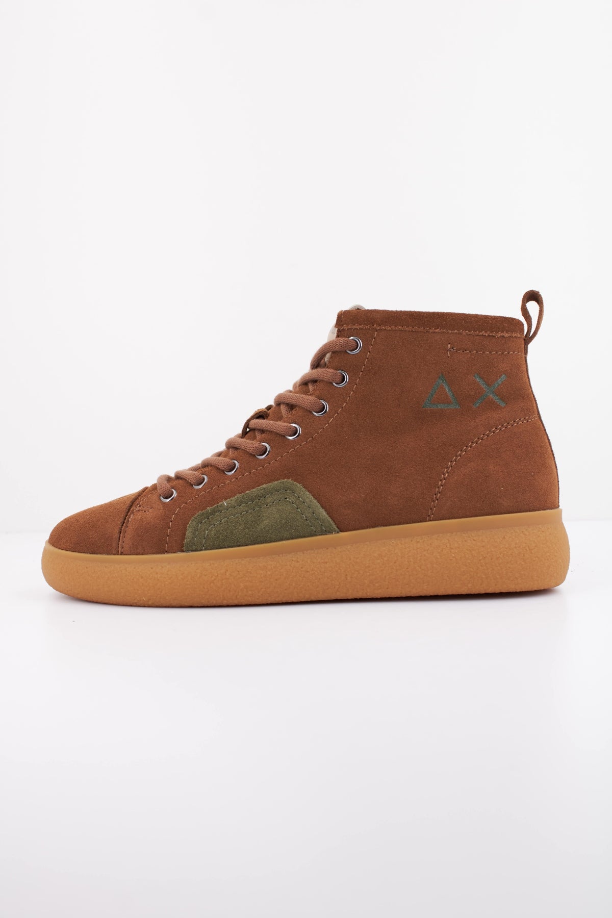 SUN  LUIS MIDI SUEDE  en color MARRON  (1)