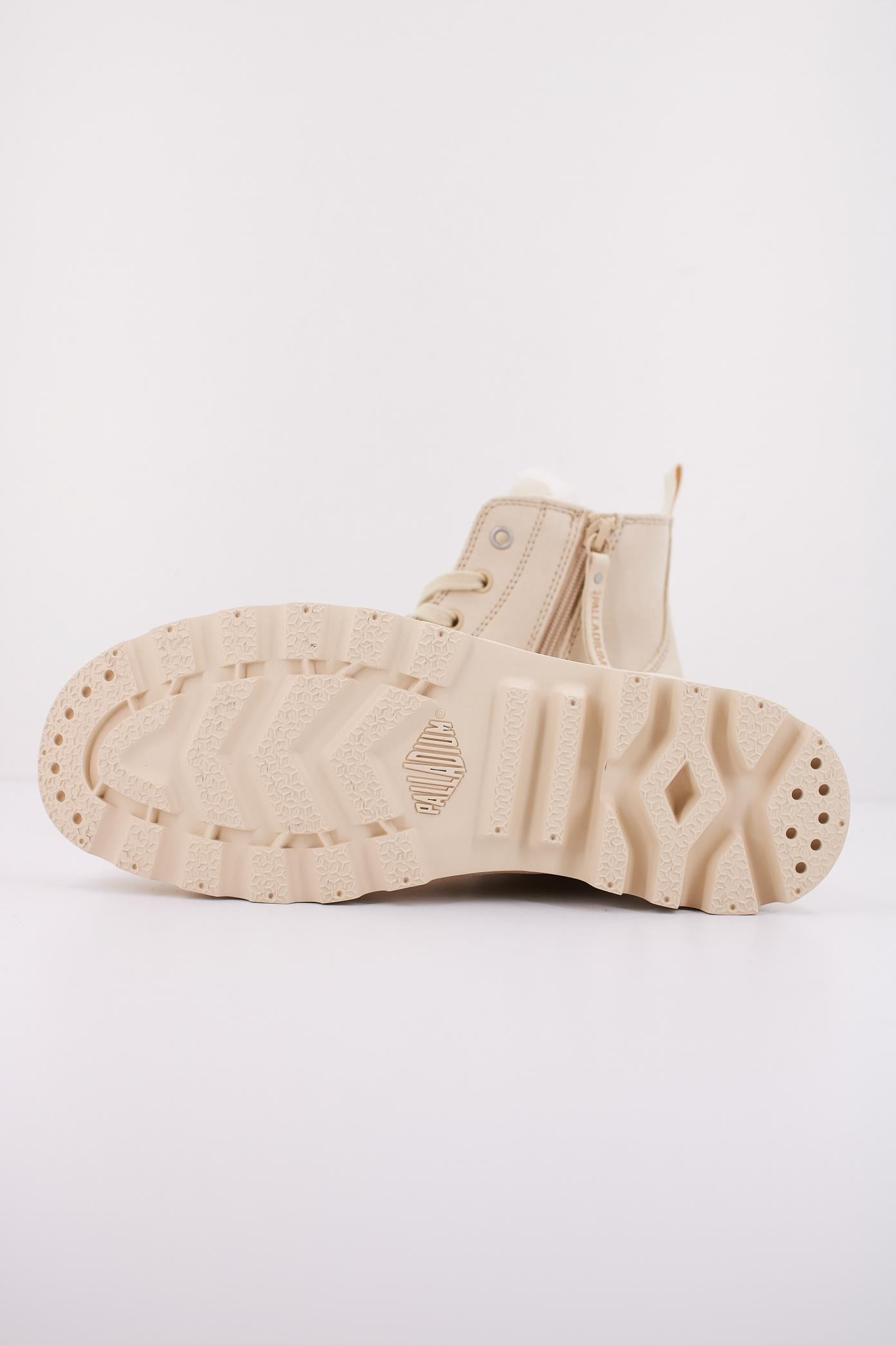 PALLADIUM PAMPA HI ZIP WL en color BEIS  (5)
