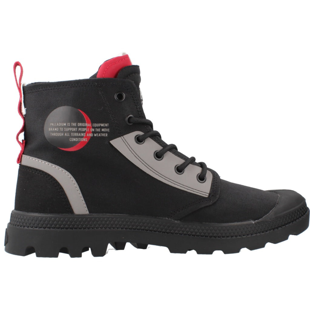 PALLADIUM PAMPA HI DARE ZIP en color NEGRO  (4)