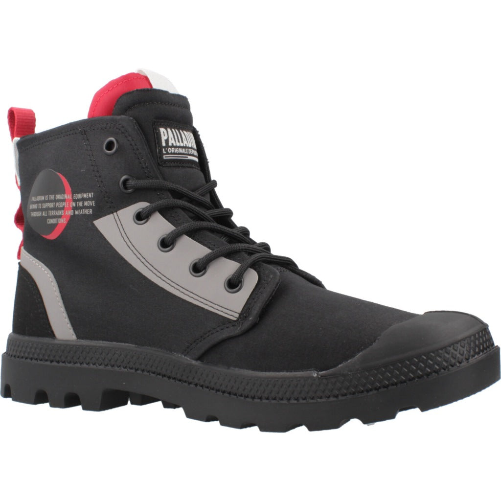 PALLADIUM PAMPA HI DARE ZIP en color NEGRO  (5)
