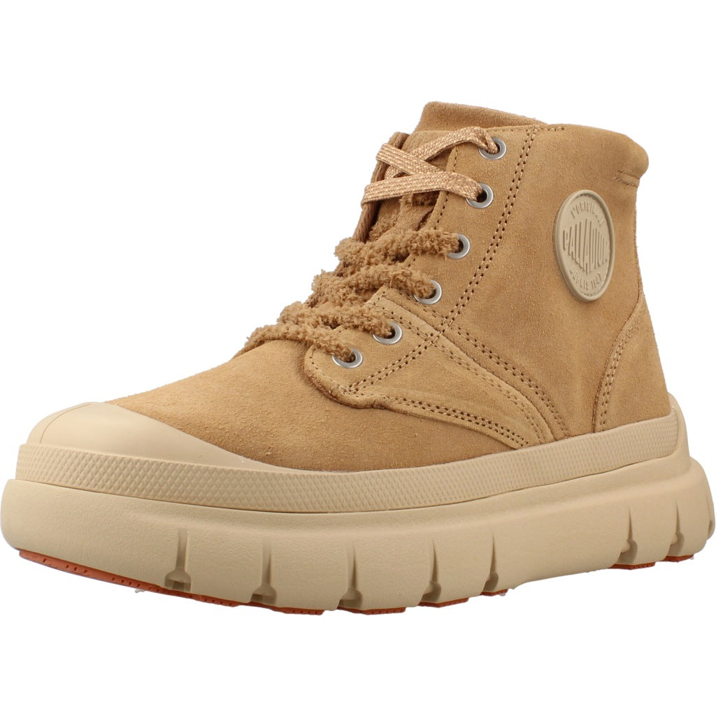 PALLADIUM   BOTAS PALLAPOP HI ZIP SDE en color MARRON CLARO  (1)