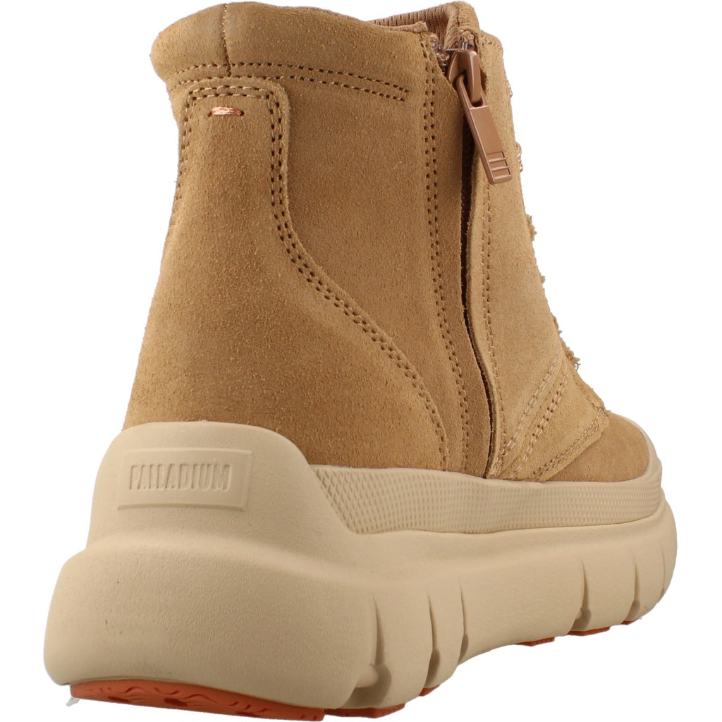 PALLADIUM   BOTAS PALLAPOP HI ZIP SDE en color MARRON CLARO  (3)