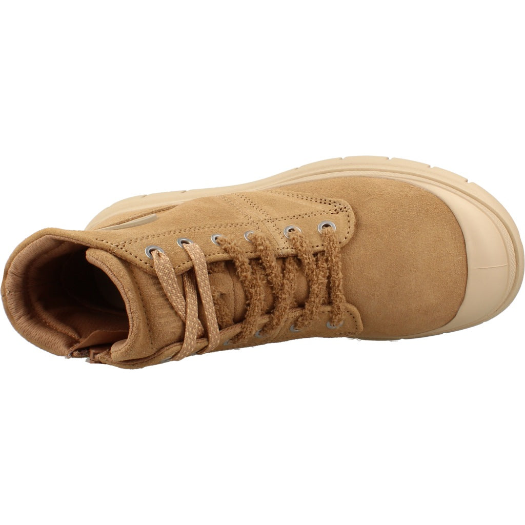 PALLADIUM   BOTAS PALLAPOP HI ZIP SDE en color MARRON CLARO  (7)