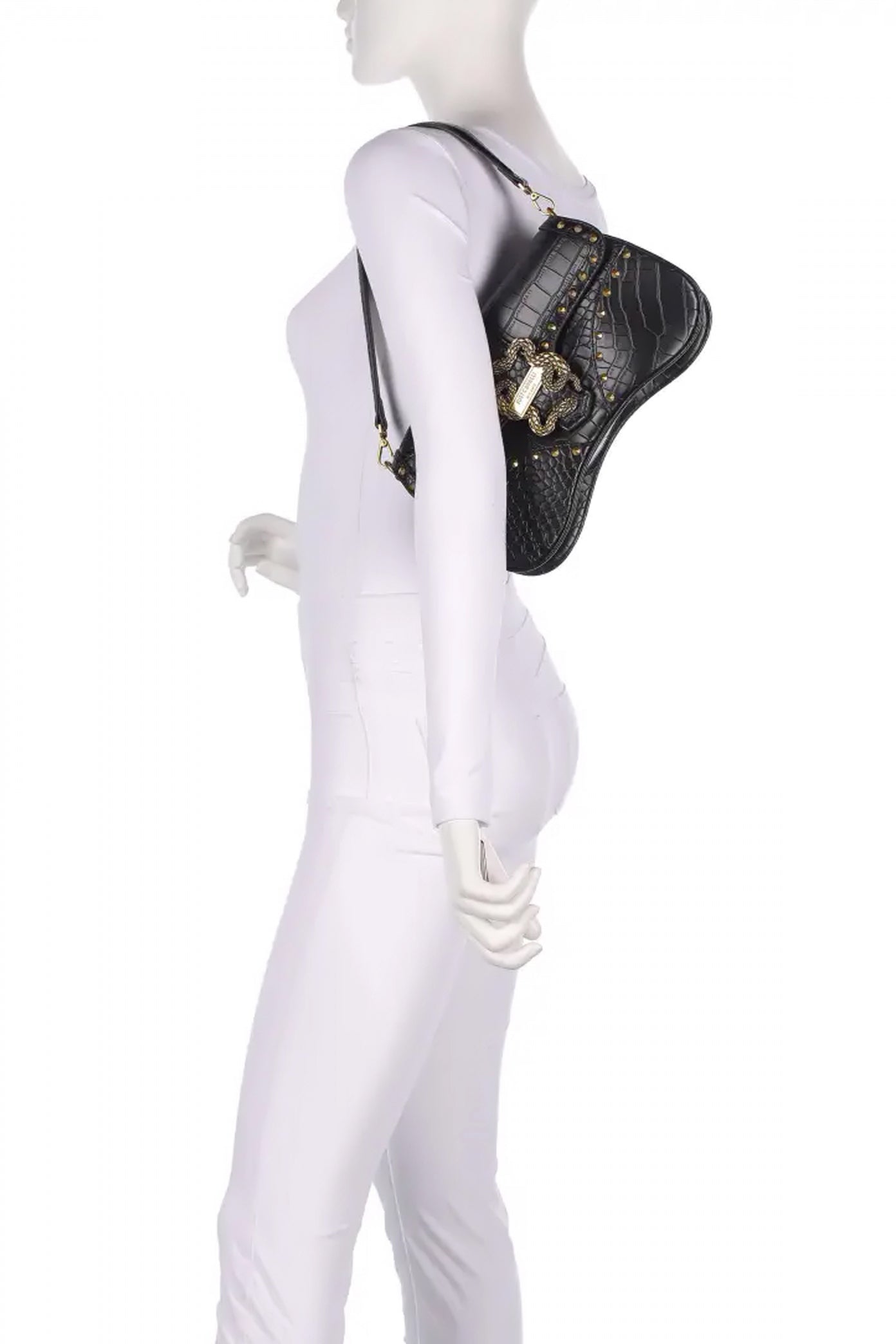 JUST CAVALLI  ICONIC  COCCO  en color NEGRO  (3)