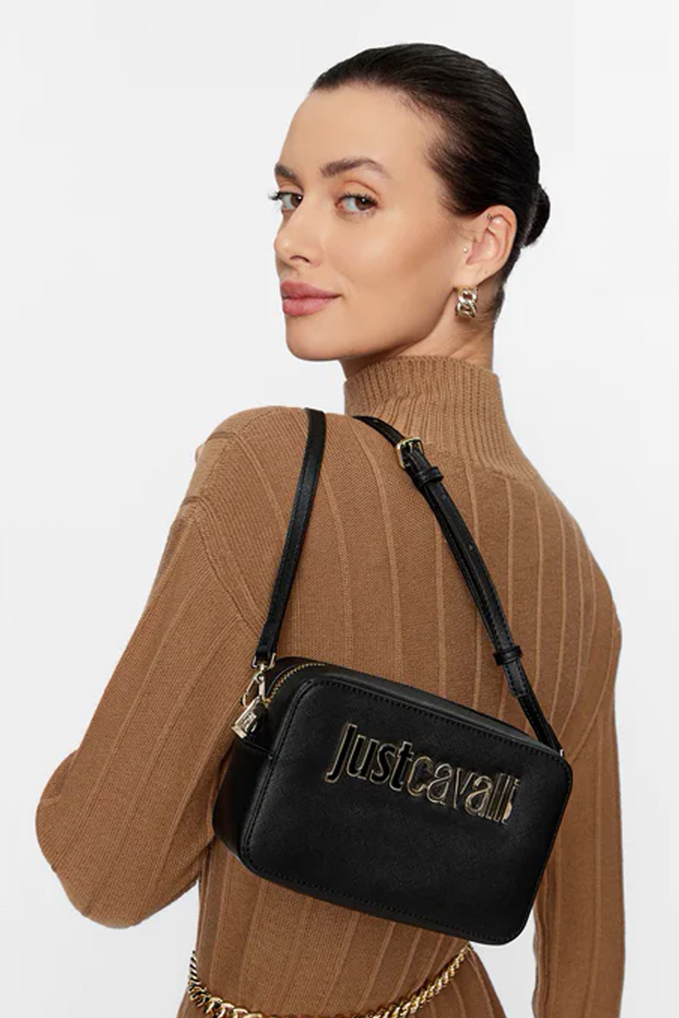 JUST CAVALLI  JC LETTERING   en color NEGRO  (3)