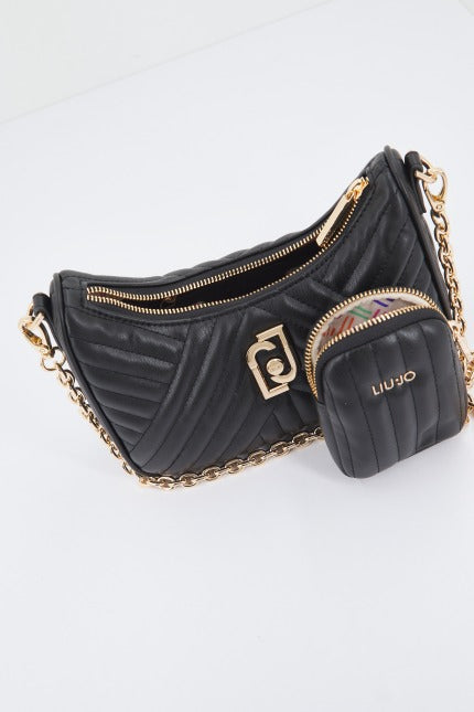 LIU-JO HOBO BAG en color NEGRO  (4)