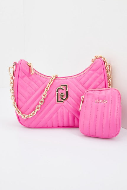 LIU-JO HOBO BAG en color ROSA  (1)