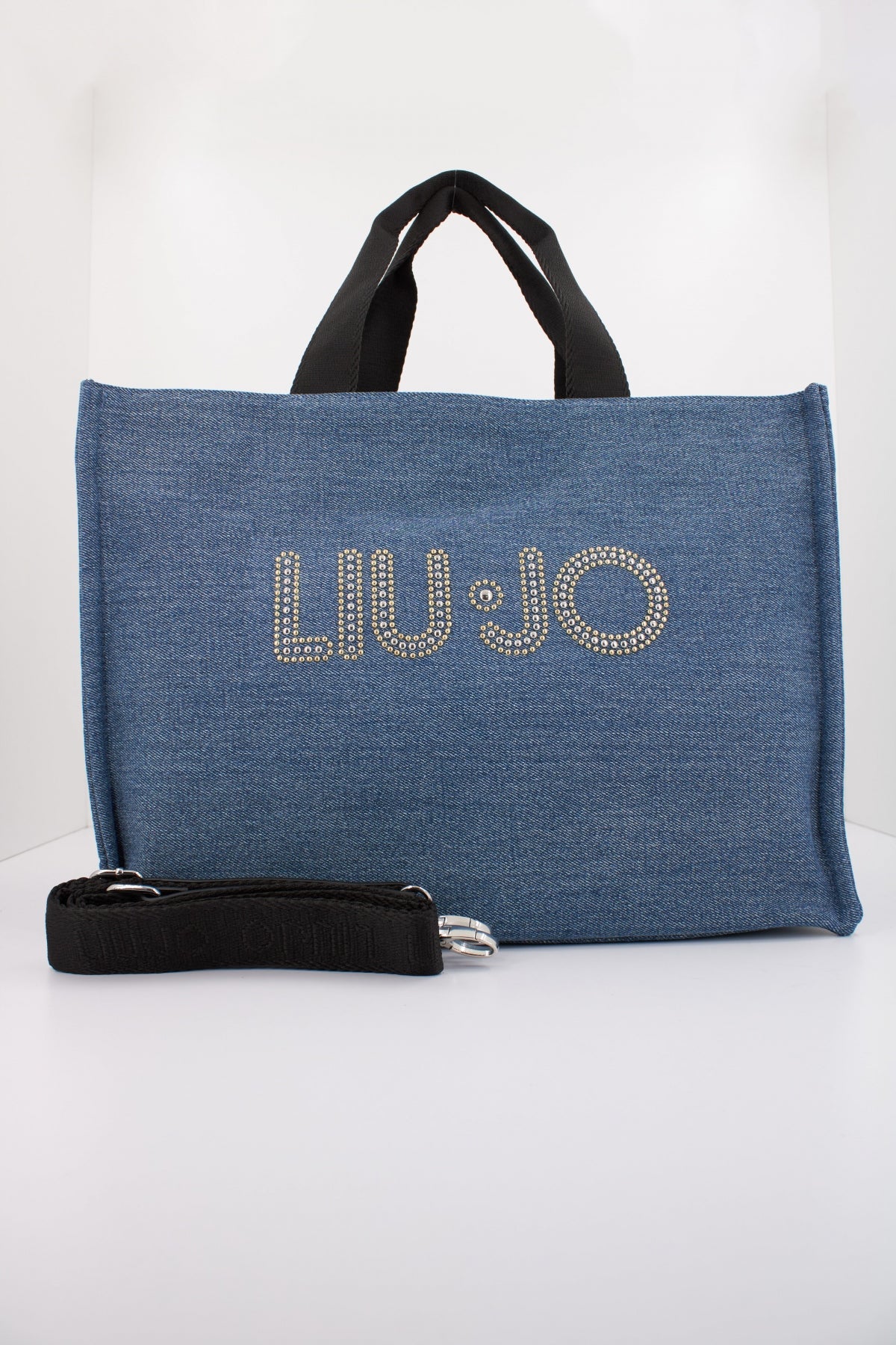 LIU-JO L TOTE DENIM en color AZUL  (1)