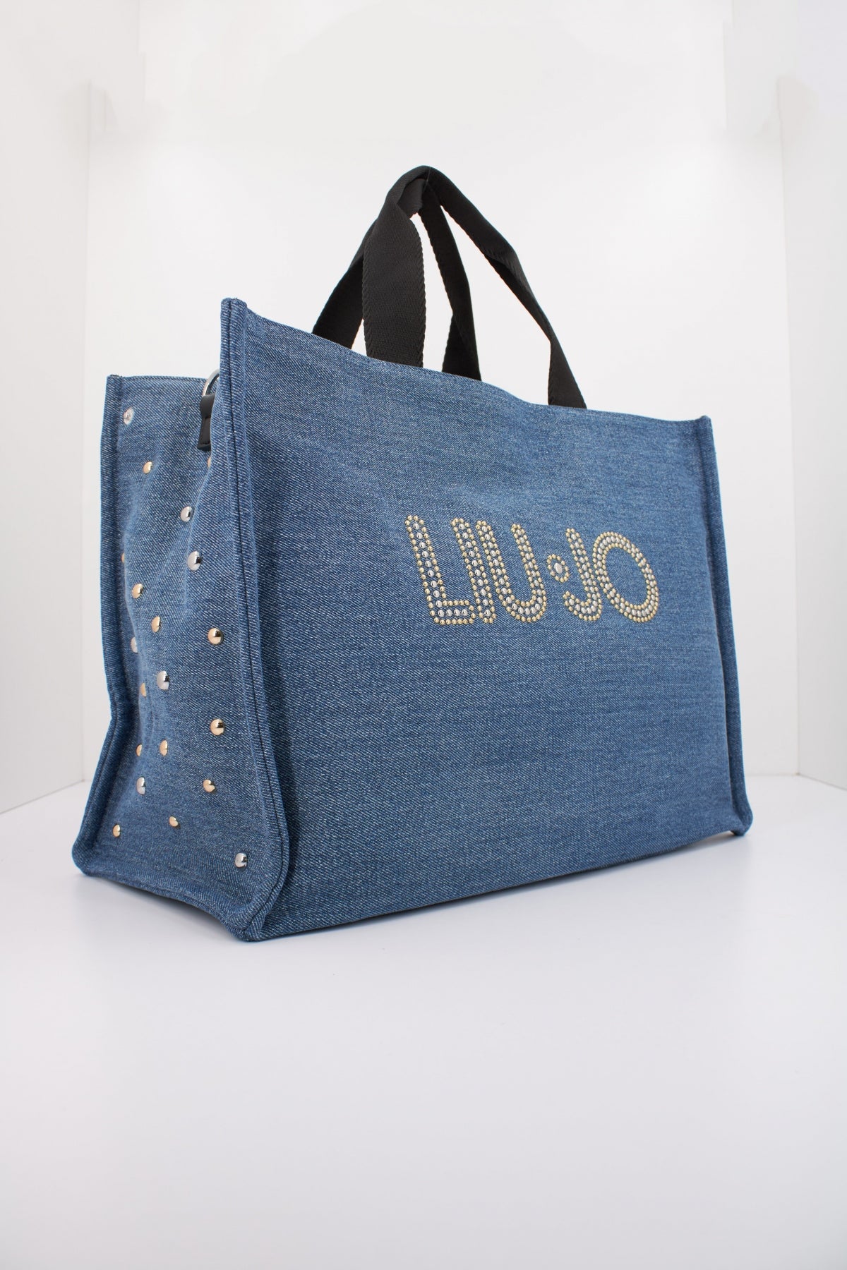 LIU-JO L TOTE DENIM en color AZUL  (2)
