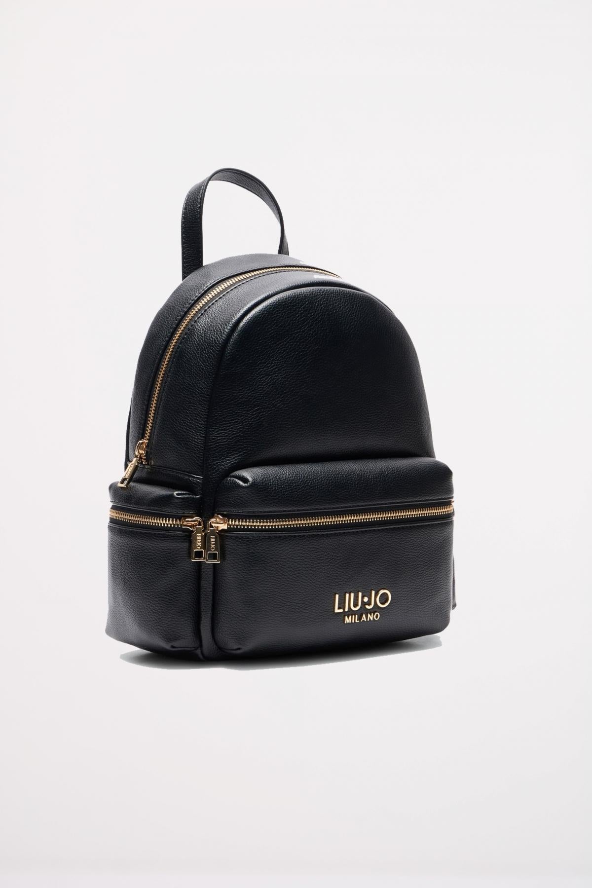 LIU-JO ECS M BACKPACK en color NEGRO  (2)