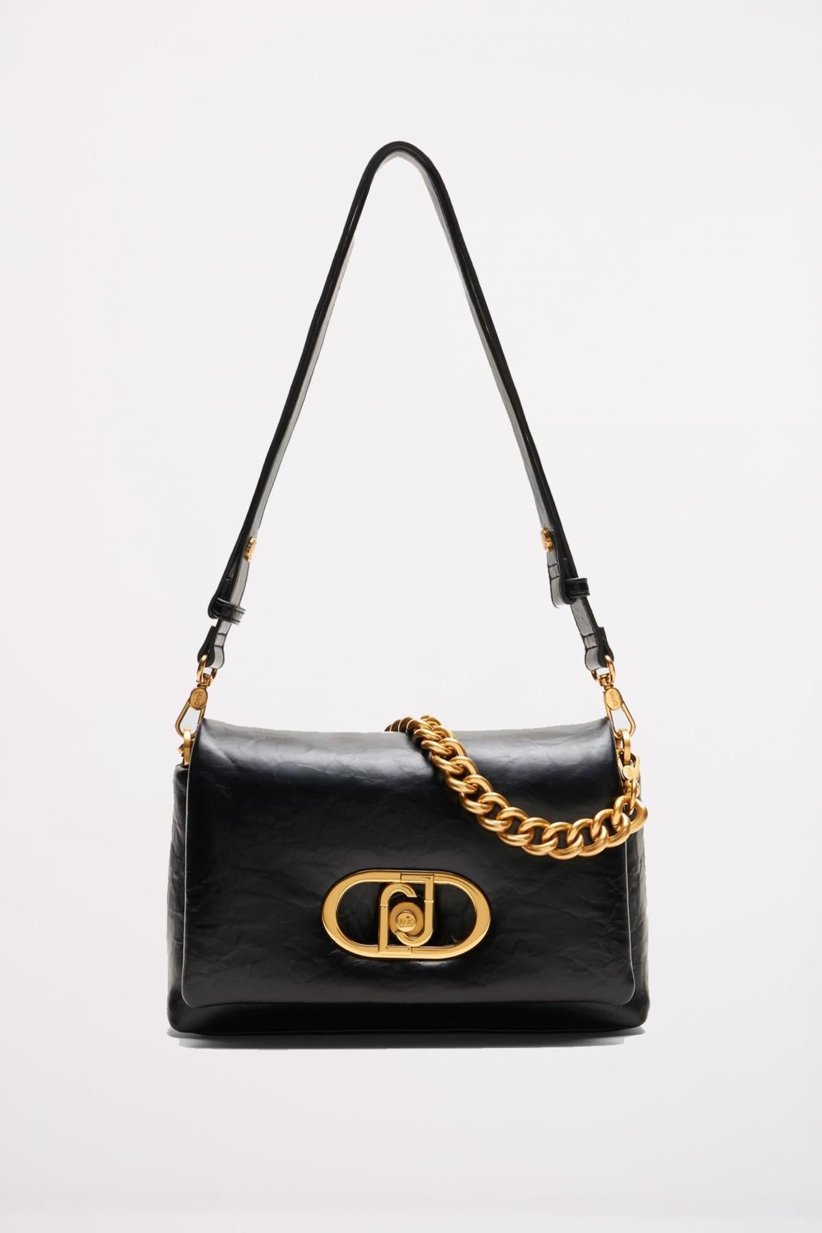 LIU-JO ECS M CROSSBODY en color NEGRO  (1)