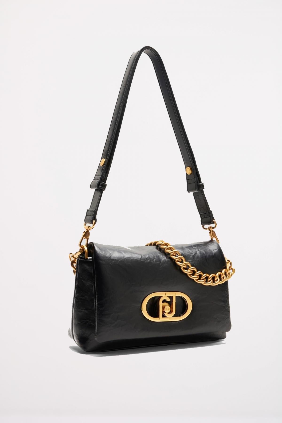 LIU-JO ECS M CROSSBODY en color NEGRO  (2)