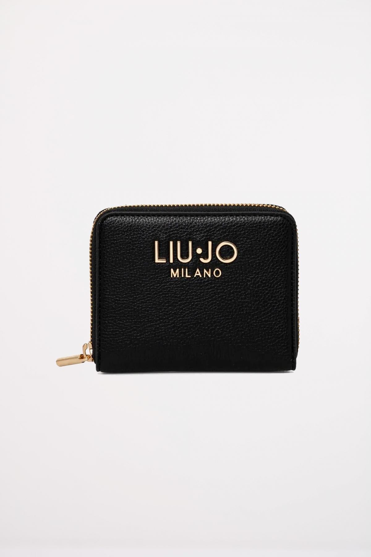 LIU-JO ECS ZIP AROUND en color NEGRO  (1)
