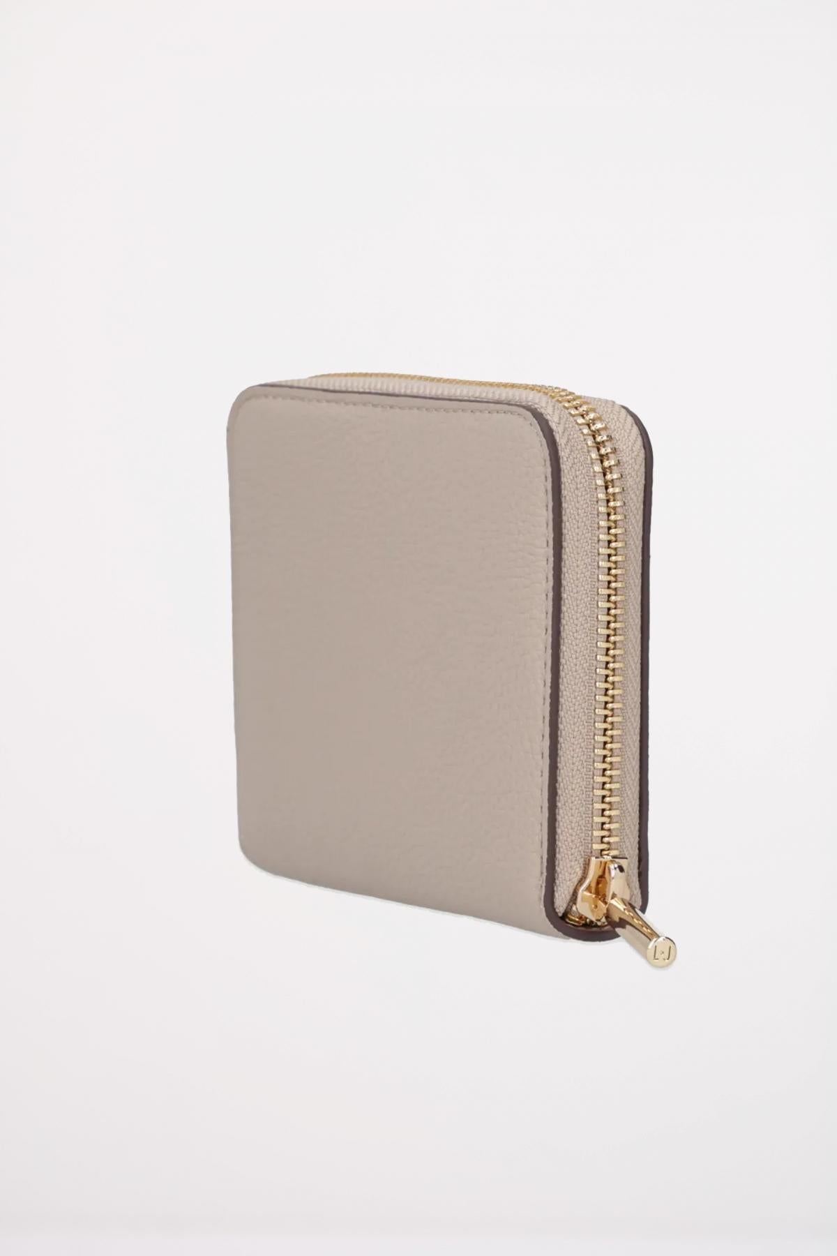 LIU-JO ECS ZIP AROUND en color BEIS  (2)