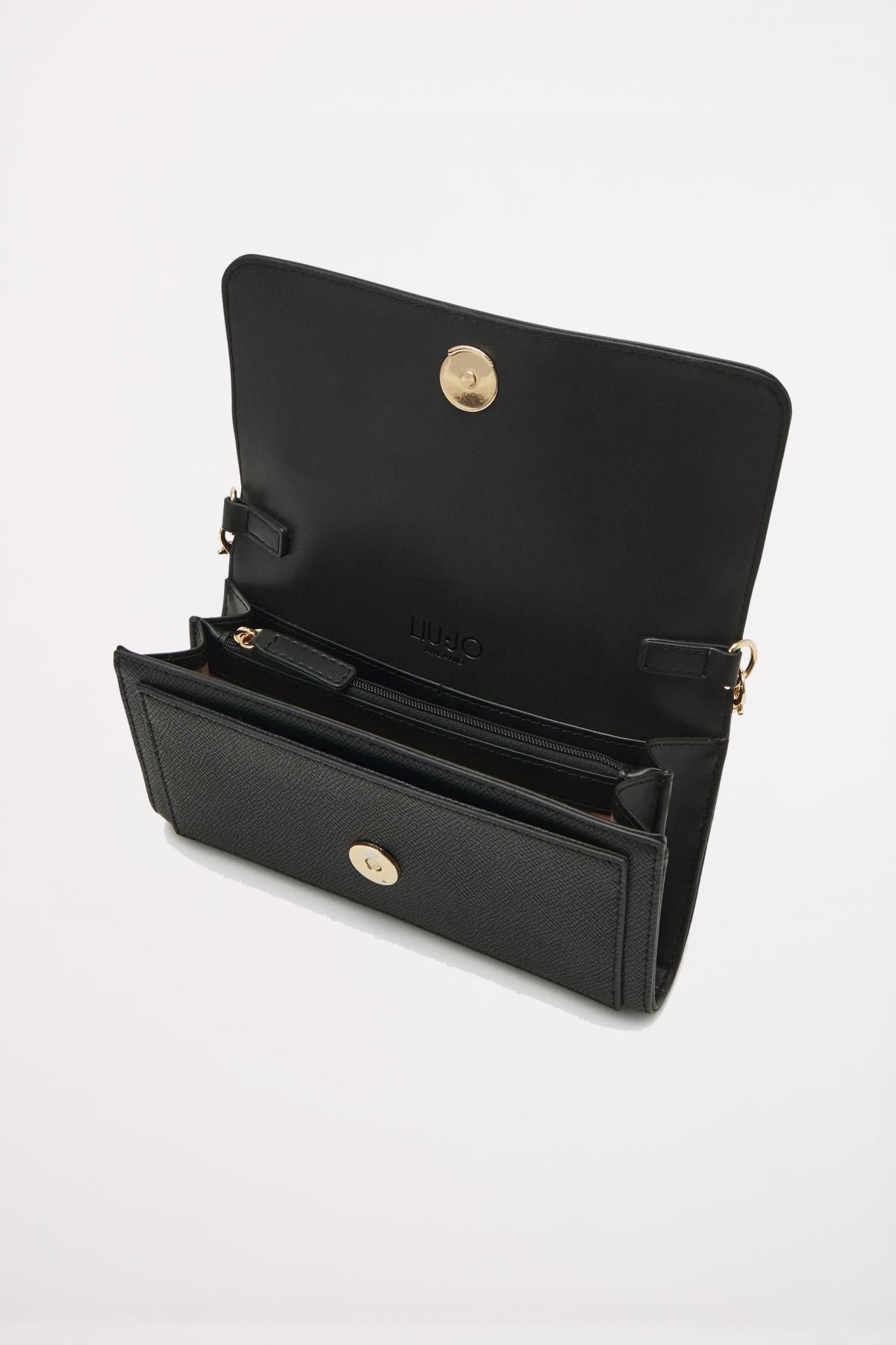 LIU-JO XL BIFOLD W CHAIN en color NEGRO  (4)