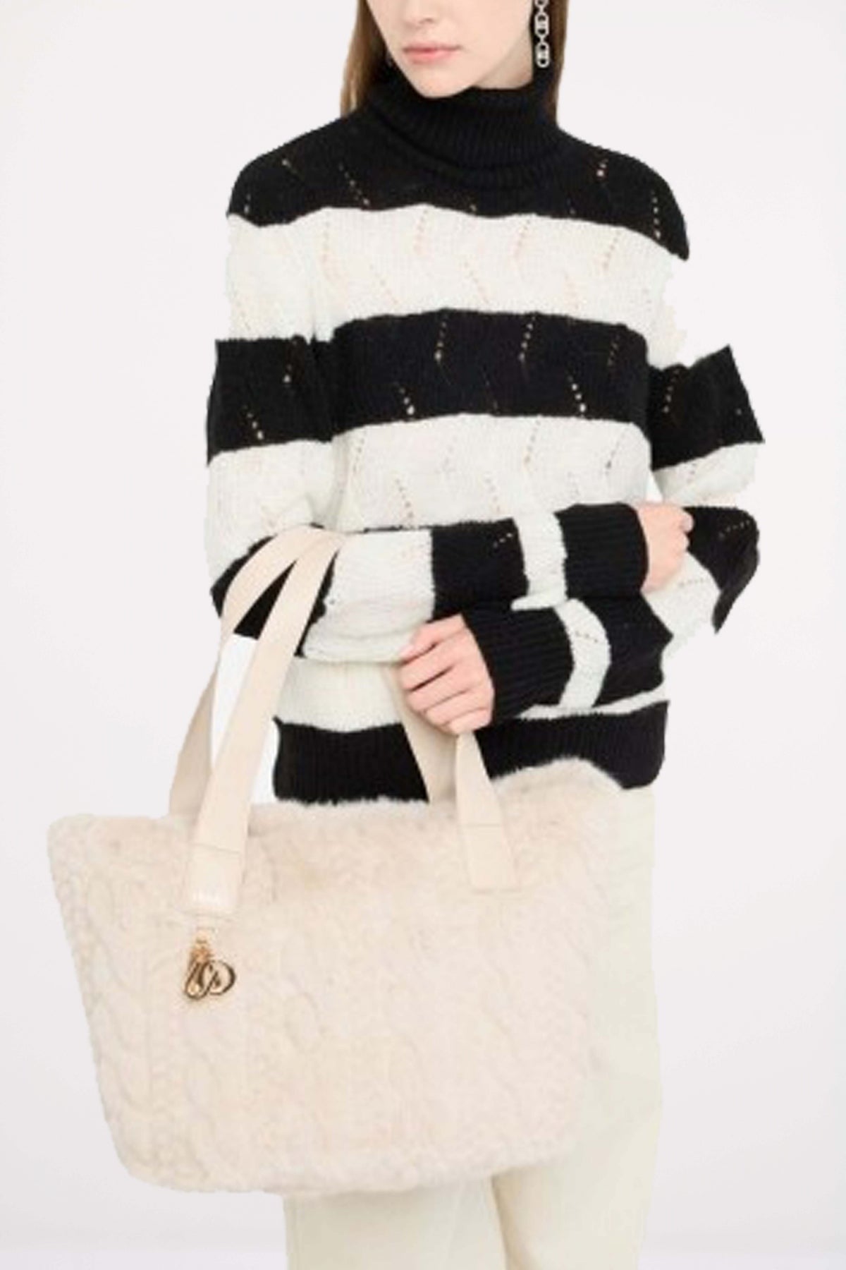 LIU-JO AF E BOLSO L TOTE en color BLANCO  (4)