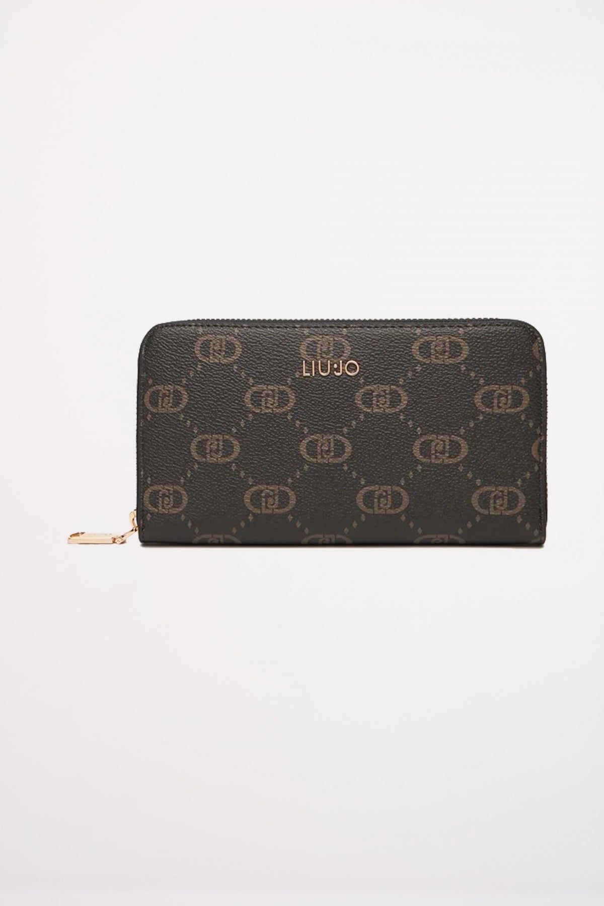 LIU-JO ECS XL ZIP AROUND en color MARRON  (1)
